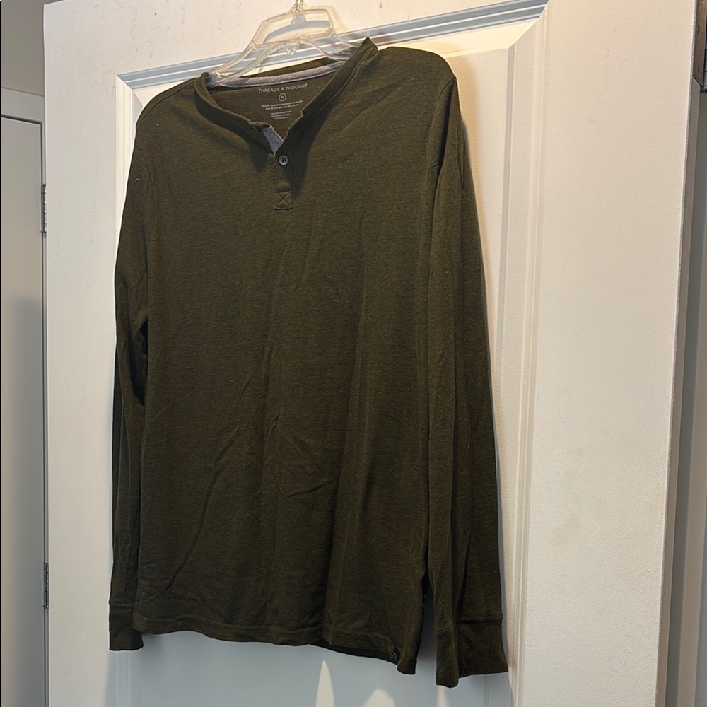 Threads 4 Thought Green Long Sleeve Tee